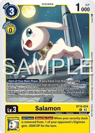 Salamon [BT15-034] (Time Stranger Demo Deck) [Digimon Demo Deck Exclusive Cards]