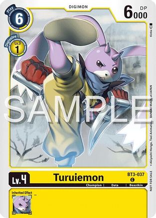 Turuiemon [BT3-037] (Time Stranger Demo Deck) [Digimon Demo Deck Exclusive Cards]
