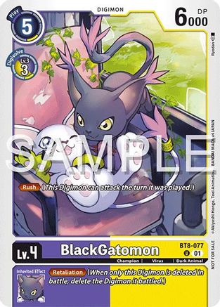 BlackGatomon [BT8-077] (Time Stranger Demo Deck) [Digimon Demo Deck Exclusive Cards]