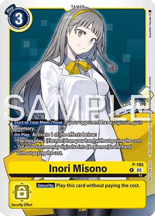 Inori Misono [P-195] (Time Stranger Demo Deck) [Digimon Demo Deck Exclusive Cards]