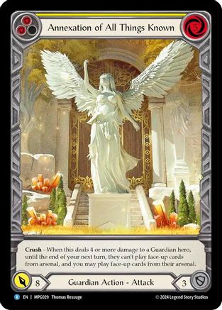 Annexation of All Things Known (Extended Art) [MPG029] (Mastery Pack Guardian)  Rainbow Foil