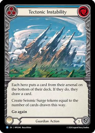 Tectonic Instability [MPG046] (Mastery Pack Guardian)