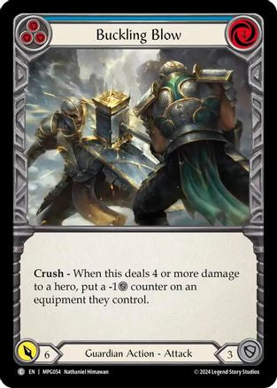 Buckling Blow (Blue) [MPG054] (Mastery Pack Guardian)
