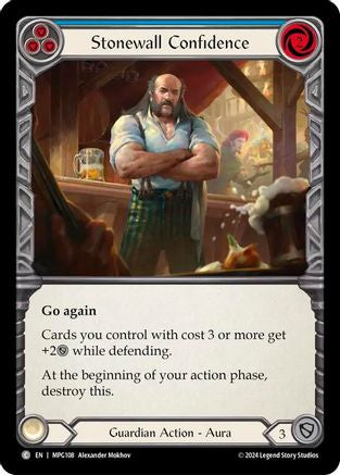 Stonewall Confidence (Blue) [MPG108] (Mastery Pack Guardian)