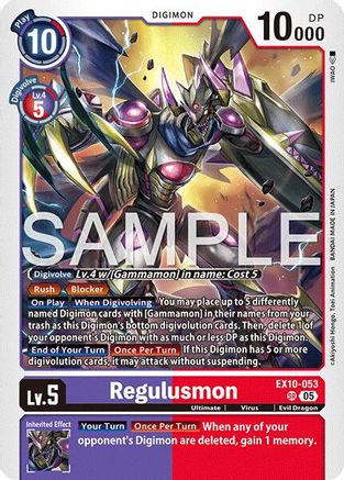 Regulusmon [EX10-053] [Sinister Order]