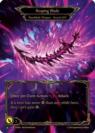 Reaping Blade [CON003] (Promo)  Cold Foil