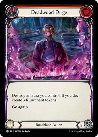 Deadwood Dirge (Red) [AVS014] (Armory Deck: Legends Viserai)
