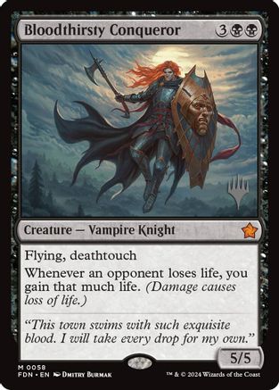 Bloodthirsty Conqueror (Promo Pack) [Edge of Eternities Promo Pack]