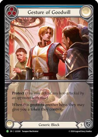 Gesture of Goodwill [LGS361] (Promo)  Rainbow Foil