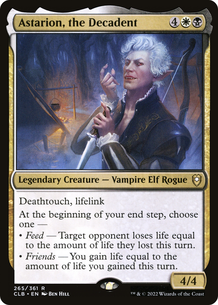Astarion, the Decadent [Commander Legends: Battle for Baldur's Gate]