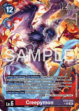 Creepymon [EX10-009] (Alternate Art) [Sinister Order]