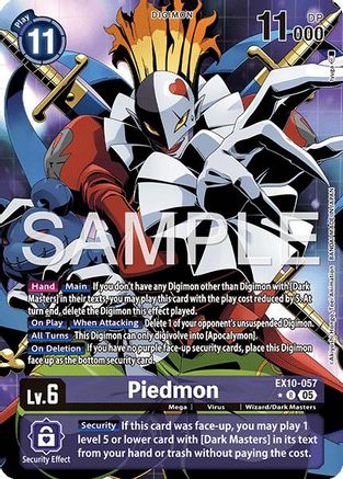 Piedmon [EX10-057] (Alternate Art) [Sinister Order]