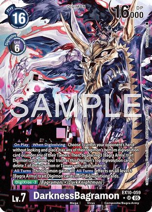 DarknessBagramon [EX10-059] (Alternate Art) [Sinister Order]