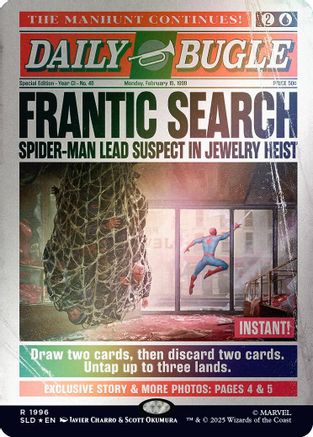 Frantic Search (1996) (Rainbow Foil) [Secret Lair Drop Series]