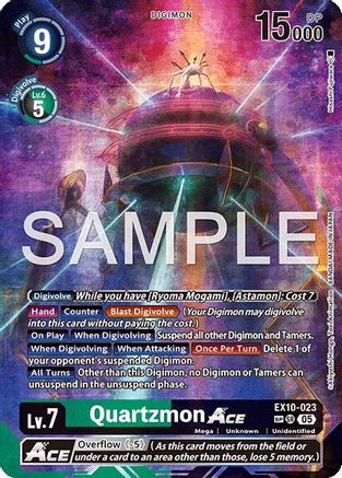 Quartzmon ACE [EX10-023] (SP) [Sinister Order]
