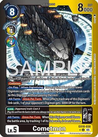 Cometmon [EX10-030] (Limited Foil) [Sinister Order]