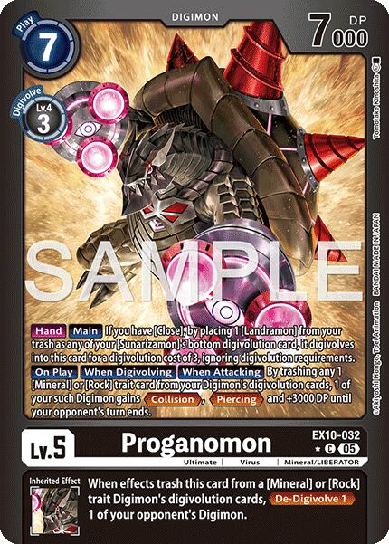 Proganomon [EX10-032] (Limited Foil) [Sinister Order]