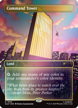 Command Tower (1994) (Rainbow Foil) [Secret Lair Drop Series]