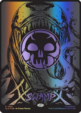 Swamp (1952) (Raised Foil) [Secret Lair Drop Series]