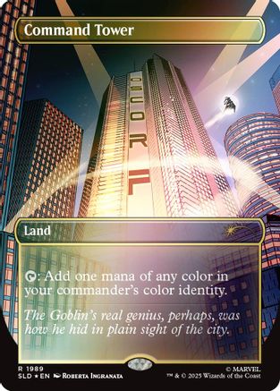 Command Tower (1989) (Rainbow Foil) [Secret Lair Drop Series]