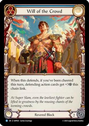 Will of the Crowd [SUP035] (Super Slam)  Rainbow Foil