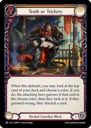 Truth or Trickery [SUP077] (Super Slam)  Rainbow Foil