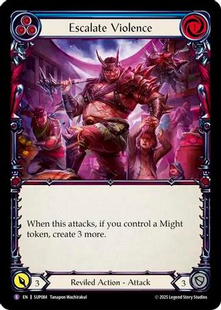 Escalate Violence [SUP084] (Super Slam)  Rainbow Foil