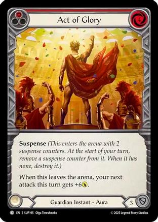 Act of Glory (Red) [SUP195] (Super Slam)