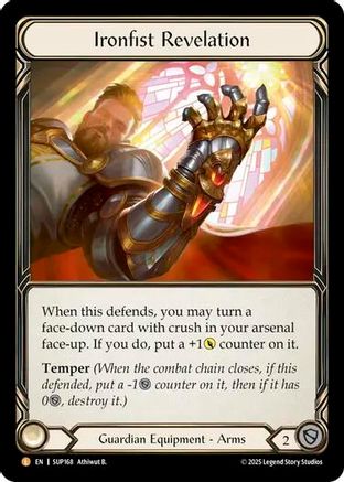 Ironfist Revelation [SUP168] (Super Slam)  Cold Foil