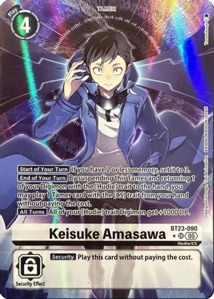 Keisuke Amasawa [BT23-090] (Alternate Art) [Hackers' Slumber]