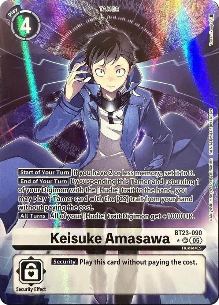 Keisuke Amasawa [BT23-090] (Alternate Art) [Hackers' Slumber]