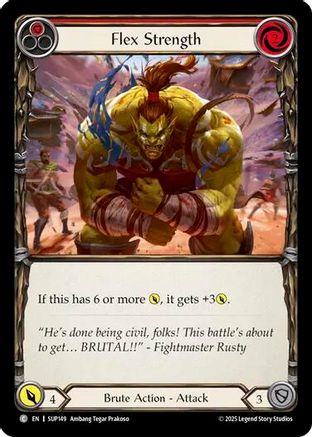 Flex Strength (Red) [SUP149] (Super Slam)