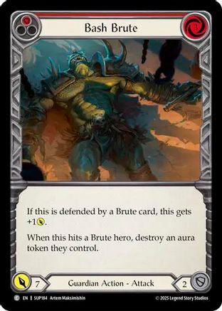 Bash Brute [SUP184] (Super Slam)  Rainbow Foil