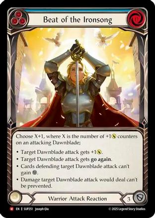 Beat of the Ironsong [SUP251] (Super Slam)  Rainbow Foil