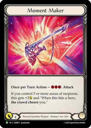 Moment Maker [GEM071] (GEM Pack 3)  Cold Foil