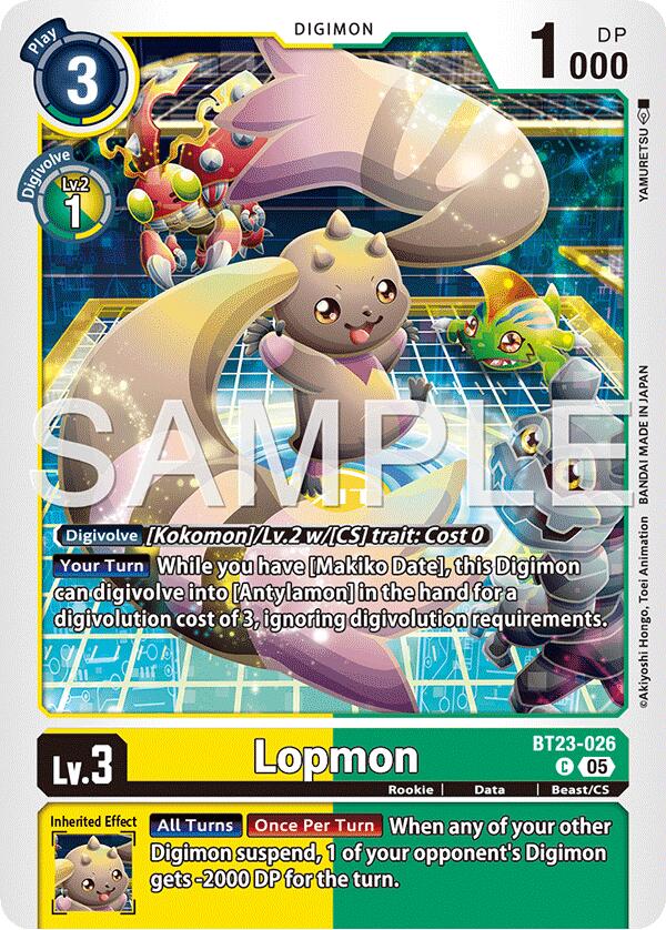Lopmon [BT23-026] [Hackers' Slumber]