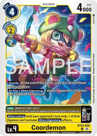 Coordemon [BT23-028] [Hackers' Slumber]