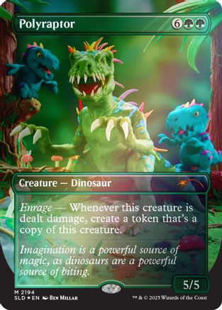 Polyraptor (Rainbow Foil) [Secret Lair Drop Series]