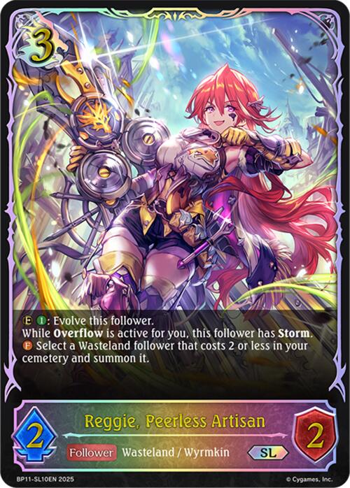 Reggie, Peerless Artisan (BP11-SL10EN) [Bullet of Fate]