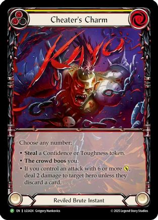 Cheater's Charm [LGS424] (Promo)  Rainbow Foil