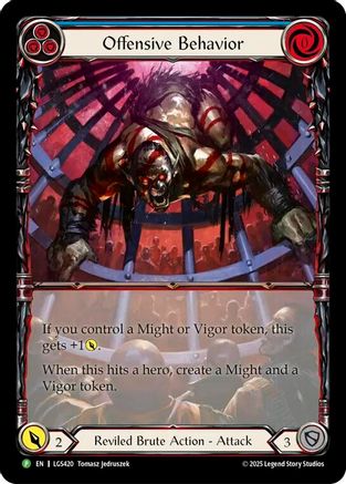 Offensive Behavior [LGS420] (Promo)  Cold Foil