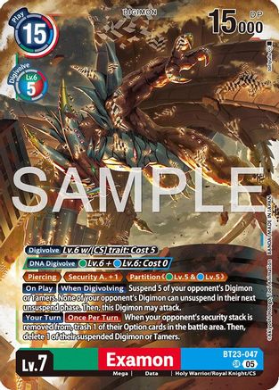 Examon [BT23-047SR] [Hackers' Slumber]