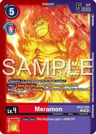 Meramon [BT22-010] (Judge Pack 2025 Wave 2) [Cyber Eden]