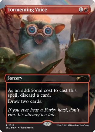Tormenting Voice (Rainbow Foil) [Secret Lair Drop Series]