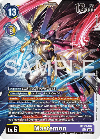 Mastemon [BT23-102] (Alternate Art) [Limited Card Pack -Billion Bullet-]