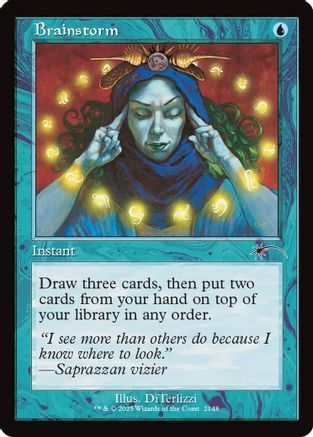 Brainstorm (2148) (Retro Frame) [Secret Lair Drop Series]