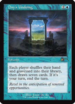 Day's Undoing (Retro Frame) [Secret Lair Drop Series]