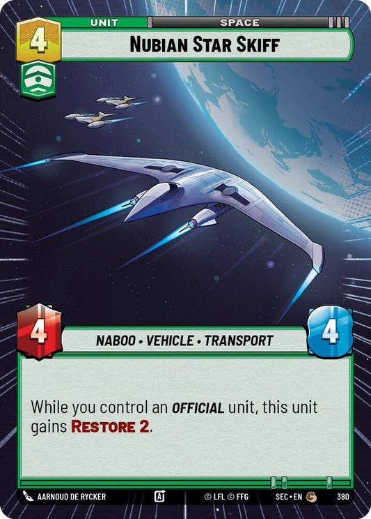 Nubian Star Skiff (380) (Hyperspace) (380) [Secrets of Power]