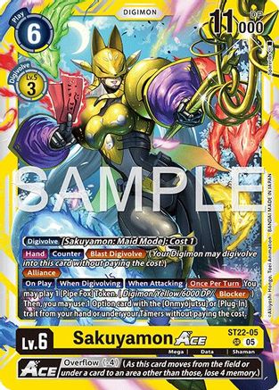 Sakuyamon ACE [ST22-05] [Starter Deck: Amethyst Mandala Advanced Deck Set]