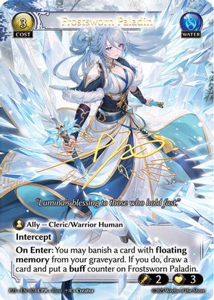 Frostsworn Paladin (CPR) (074) [Promotional Cards]